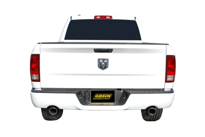 Gibson 11-18 Ram 1500 Big Horn 5.7L 2.5in Cat-Back Dual Split Exhaust - Stainless - Blais Performance Parts