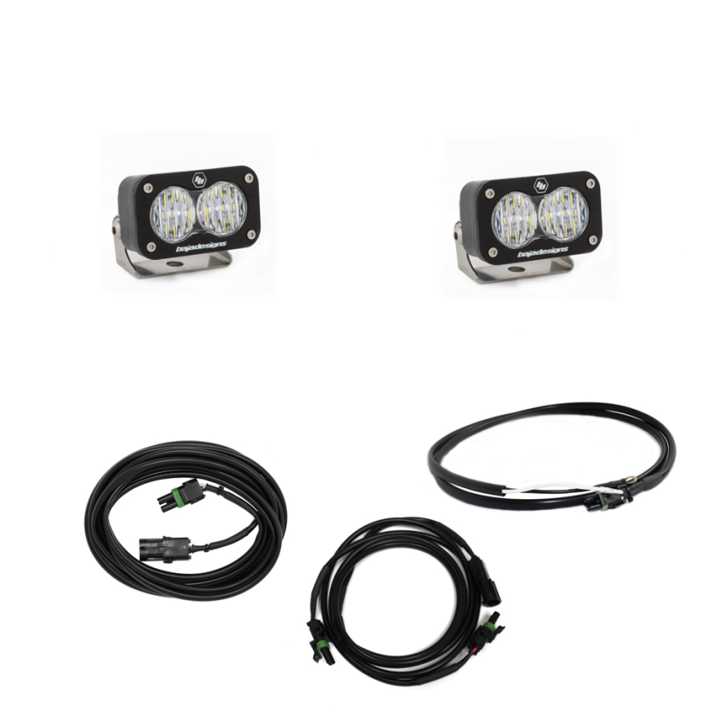 Baja Designs Jeep JL LED Light Kit Reverse Kit w/ Upfitter Dual S2 Sport w/C - Blais Performance Parts