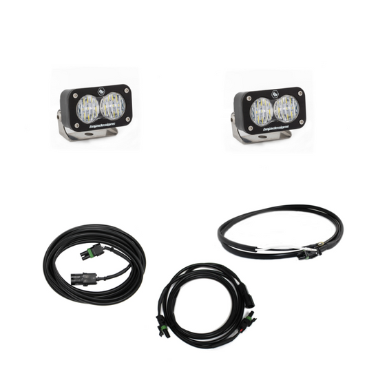Baja Designs Jeep JL LED Light Kit Reverse Kit w/ Upfitter Dual S2 Sport w/C - Blais Performance Parts