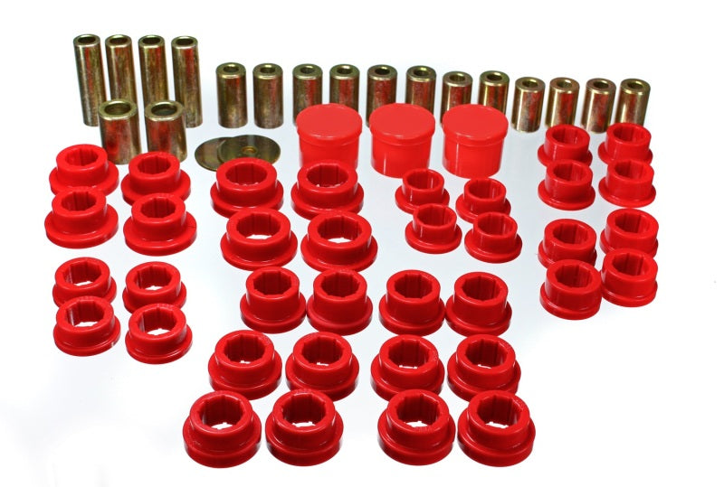 Energy Suspension 02-09 350Z / 03-07 Infiniti G35 Coupe Red Rear Control Arm Bushing Set - Blais Performance Parts