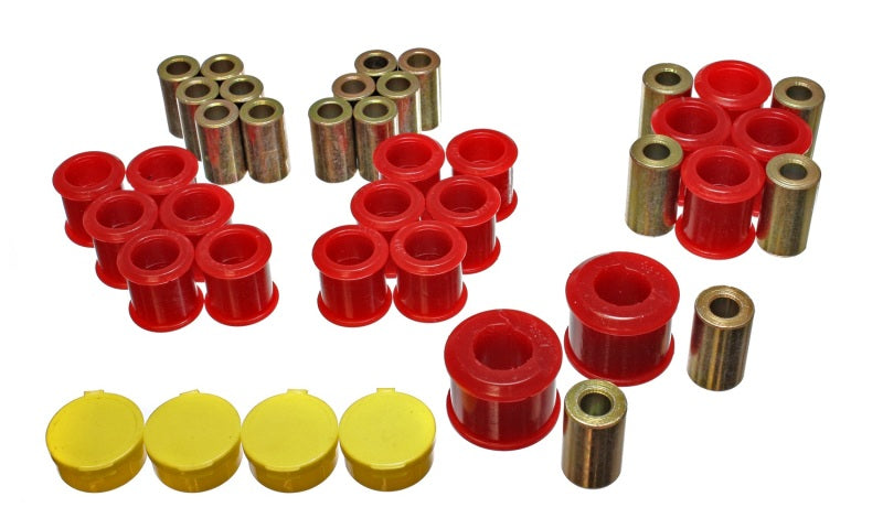 Energy Suspension 90-96 Nissan 300ZX Red Rear Control Arm Bushing Set - Blais Performance Parts