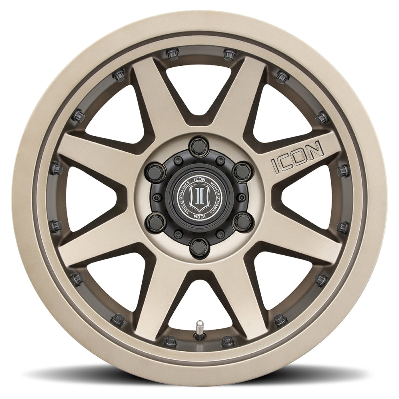 ICON Rebound Pro 17x8.5 6x5.5 0mm Offset 4.75in BS 106.1mm Bore Bronze Wheel - Blais Performance Parts