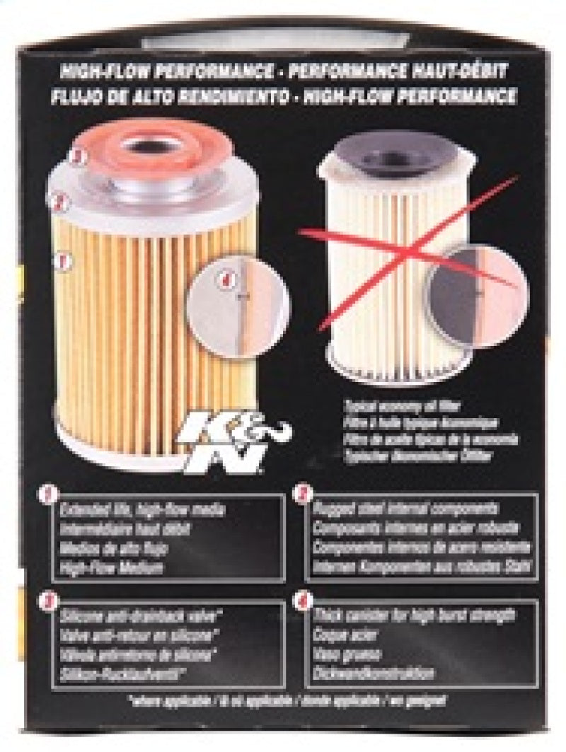 K&N Oil Filter OIL FILTER; AUTOMOTIVE - Blais Performance Parts