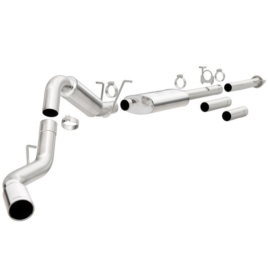 MagnaFlow Stainless Cat-Back Exhaust 2015 Chevy Silverado 2500HD 6.0L P/S Rear Exit 5in - Blais Performance Parts