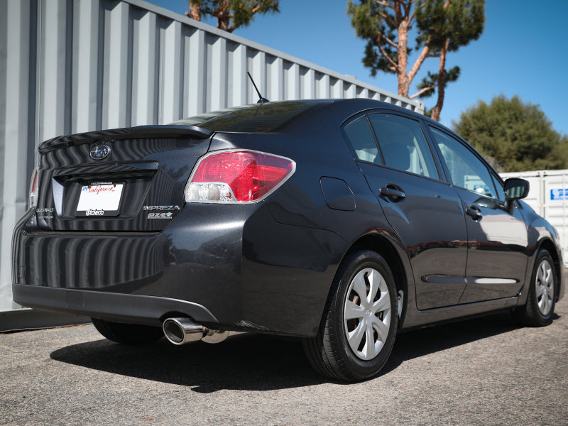 aFe POWER Takeda 12-16 Subaru Impreza 2.0L 2.5in 304SS CB Exhaust w/ Polished Tips - Blais Performance Parts