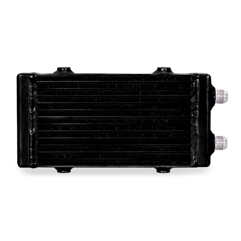 Mishimoto Universal Small Bar and Plate Dual Pass Black Oil Cooler - Blais Performance Parts