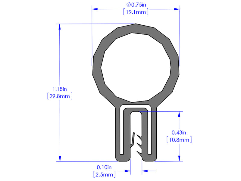 aFe MagnumFORCE Spare Parts Trim Seal Kit (1/16IN X 3/4IN) x 36IN L - Blais Performance Parts