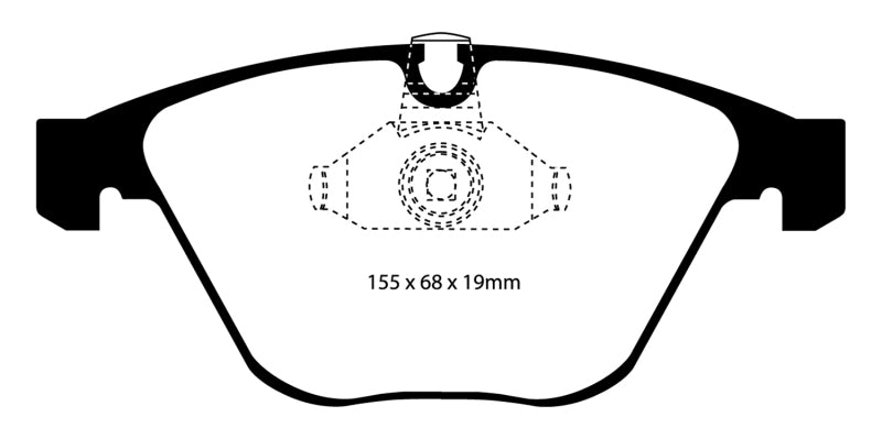 EBC 08-10 BMW M3 4.0 (E90) Bluestuff Front Brake Pads - Blais Performance Parts