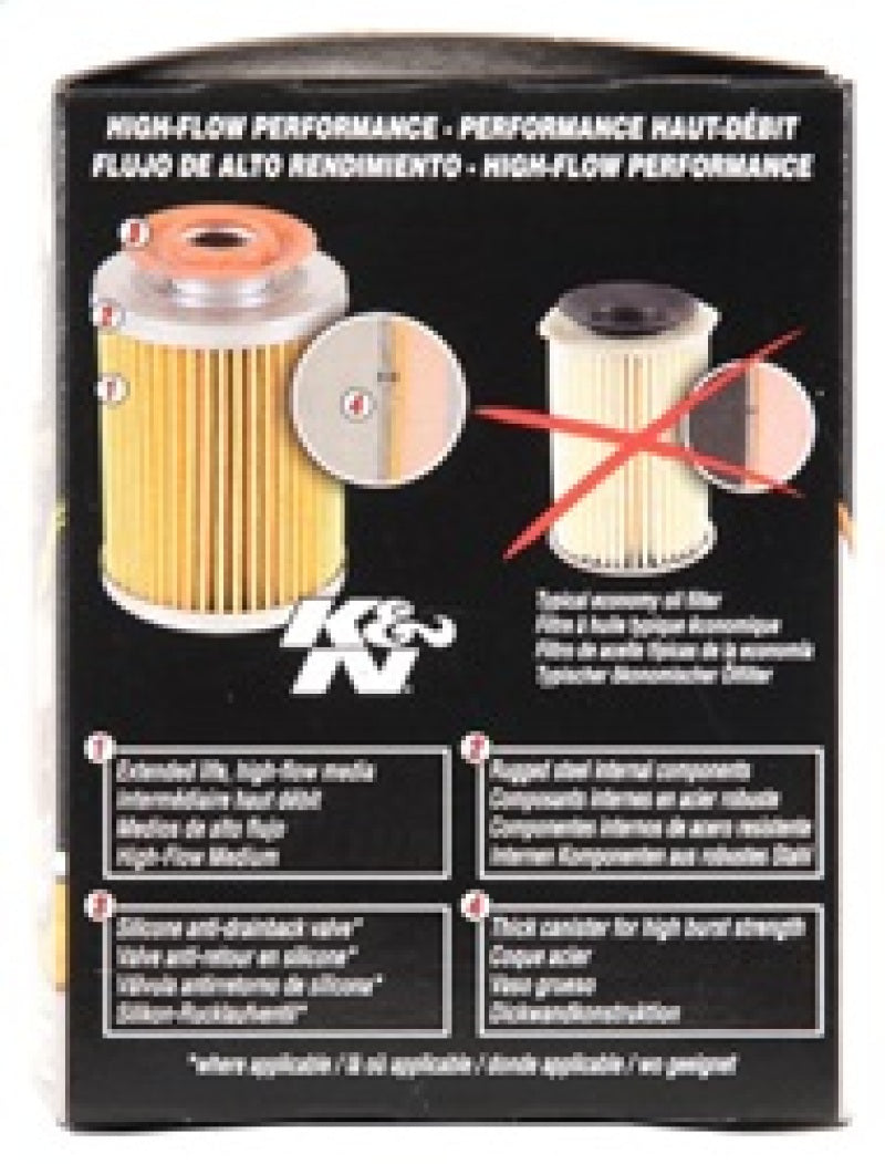 K&N 03-09 Scion tC / 00-05 Celica GT/GT-S Performance Gold Oil Filter - Blais Performance Parts