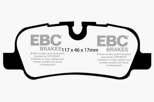 EBC 05-10 Land Rover LR3 4.4 Yellowstuff Rear Brake Pads - Blais Performance Parts