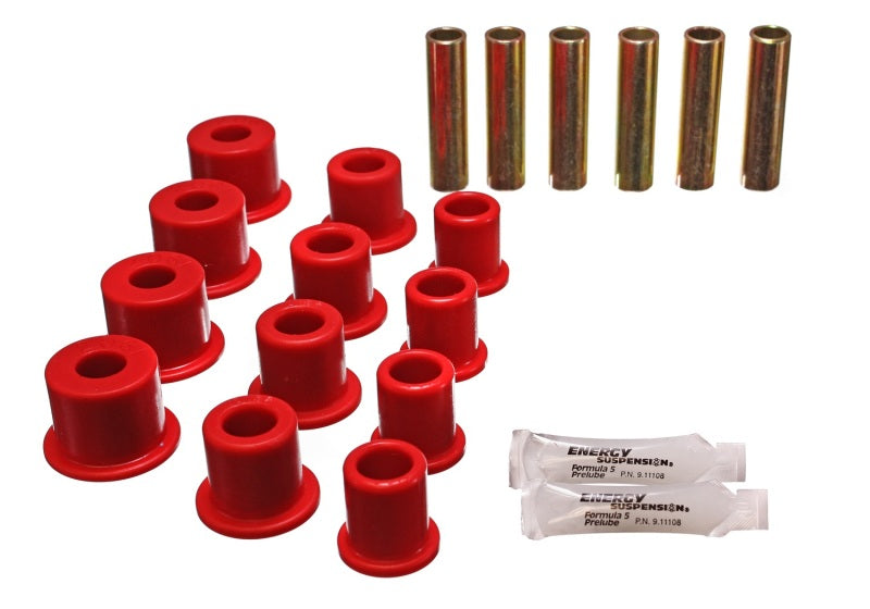 Energy Suspension Rear Spring Bushings - Red - Blais Performance Parts