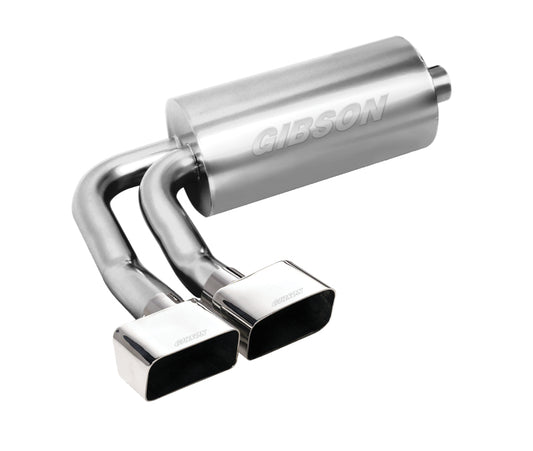 Gibson 99-05 Chevrolet Silverado 1500 Base 4.3L 2.5in Cat-Back Super Truck Exhaust - Stainless - Blais Performance Parts