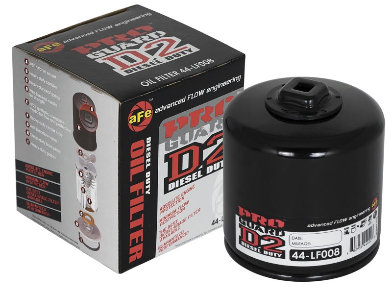 aFe Pro GUARD D2 Oil Filter 93-11 Ford Gas Trucks V8 4.6L/5.4L/5.8L (4 Pack) - Blais Performance Parts