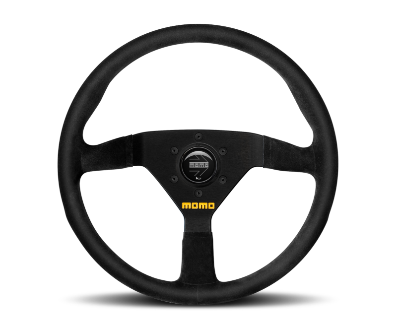 Momo MOD78 Steering Wheel 350 mm -  Black Suede/Black Spokes - Blais Performance Parts