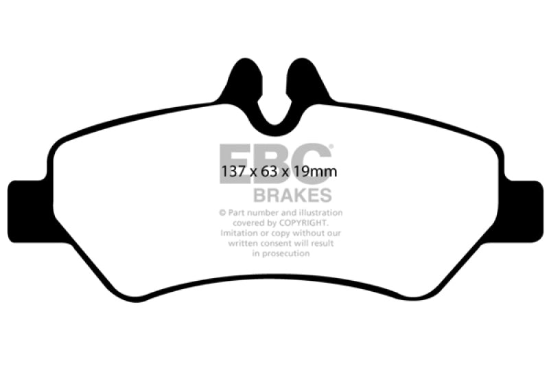 EBC 07+ Dodge Sprinter 2500 Greenstuff Rear Brake Pads - Blais Performance Parts