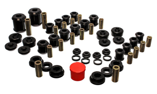 Energy Suspension 95-99 Mitsubishi Eclipse FWD/AWD Black Hyper-flex Master Bushing Set - Blais Performance Parts