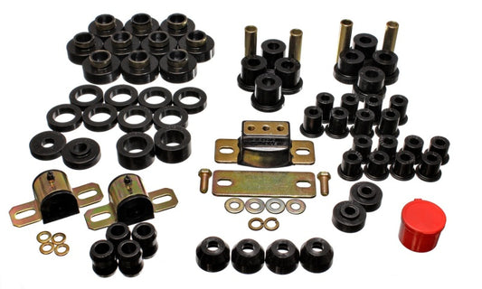 Energy Suspension 80-86 Jeep CJ7 Black Hyper-Flex Master Bushing Set - Blais Performance Parts