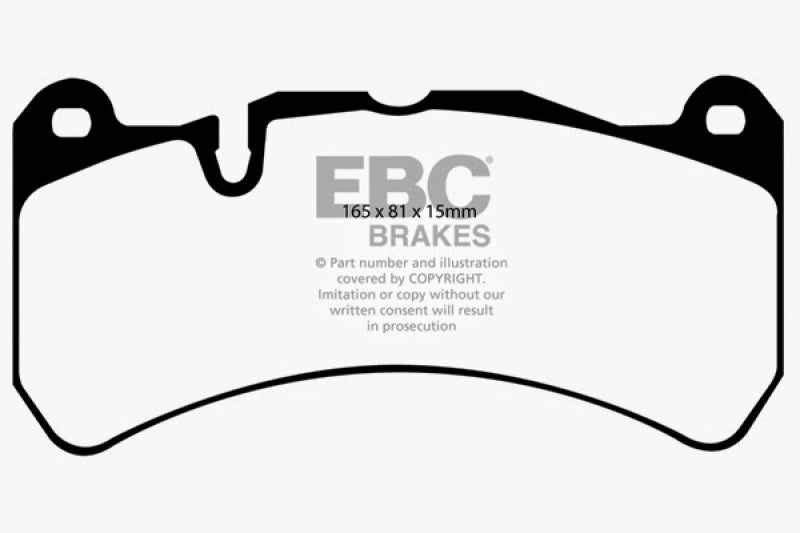 EBC 07-08 Ferrari 430 Scuderia 4.3 Bluestuff Front Brake Pads - Blais Performance Parts