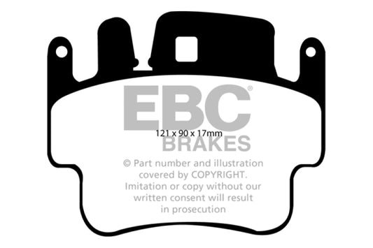 EBC 98-05 Porsche 911 (996) (Cast Iron Rotor only) 3.4 Carrera 2 Bluestuff Front Brake Pads - Blais Performance Parts