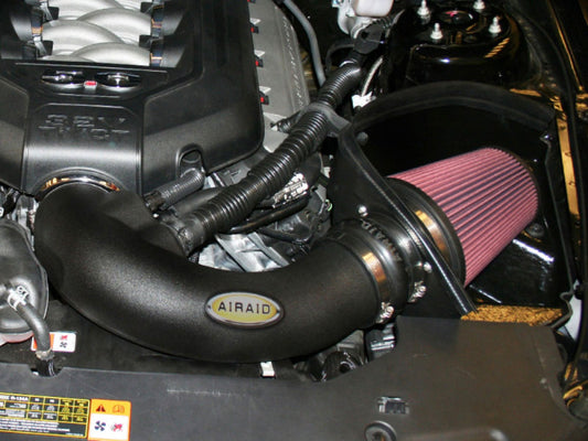Airaid 11-14 Ford Mustang GT 5.0L Race Only (No MVT) MXP Intake System w/ Tube (Oiled / Red Media) - Blais Performance Parts
