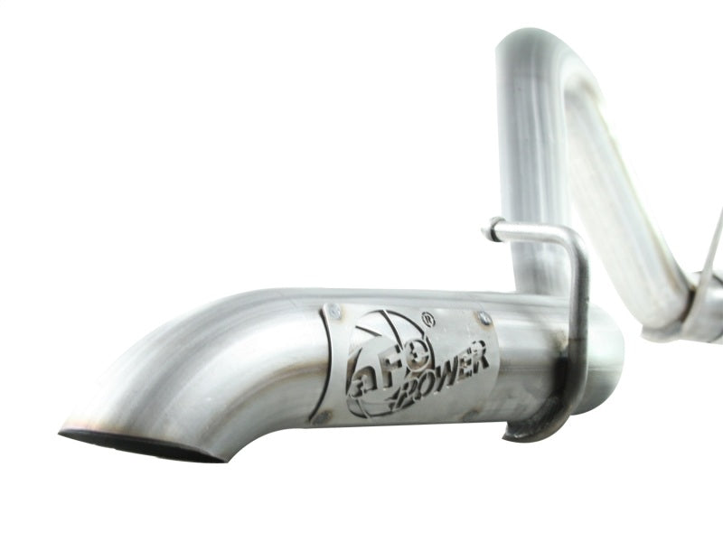aFe MACHForce XP Exhausts Cat-Back SS-409 EXH Jeep Wrangler TJ 97-06 I6-4.0L HT - 2.5 In. - Blais Performance Parts