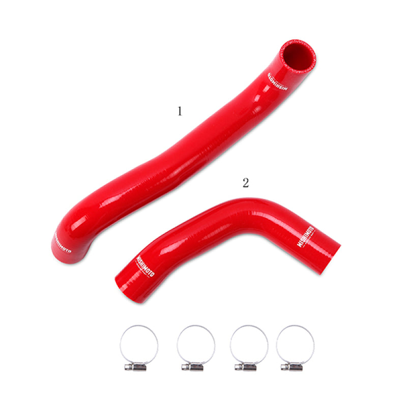 Mishimoto 08-14 Subaru WRX / 08+ STI Silicone Radiator Hose Kit - Red - Blais Performance Parts