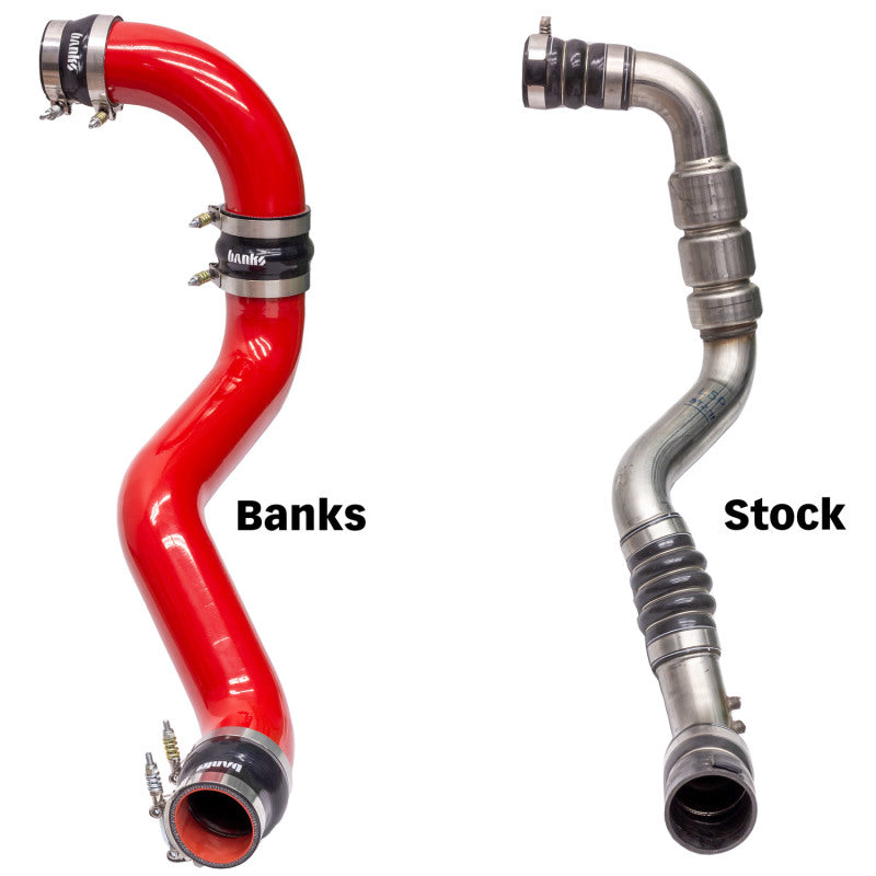 Banks Power 17-19 Chevy/GMC 2500HD/3500HD Diesel 6.6L Boost Tube Upgrade Kit - Red - Blais Performance Parts