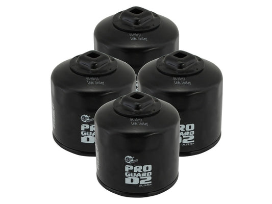 aFe Pro GUARD D2 Oil Filter 13-17 Scion FR-S / Subaru BRZ H4-2.0L (4 Pack) - Blais Performance Parts