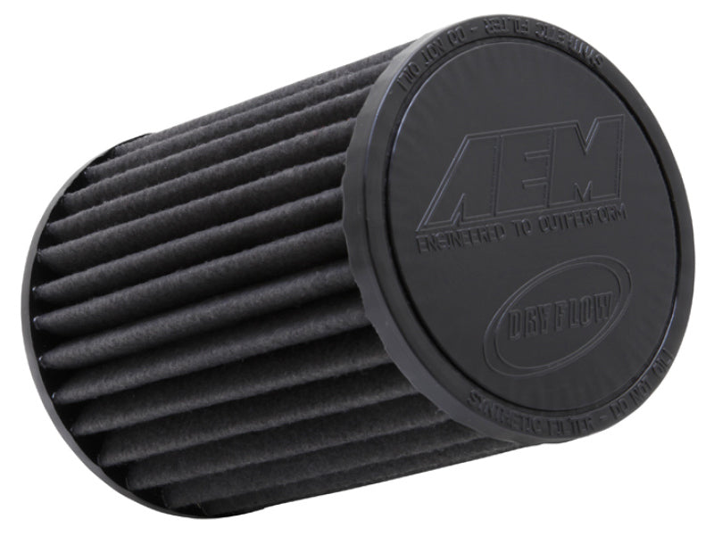 AEM Dryflow 3.5in. X 7in. Round Tapered Air Filter - Blais Performance Parts