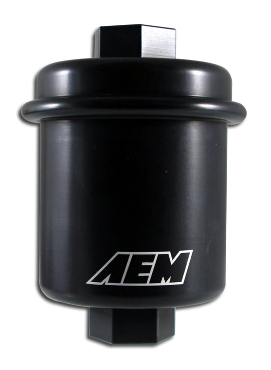 AEM 94-01 Acura Integra / 94-97 Honda Accord / 96-00 Civic / 97-01 Prelude Black Fuel Filter Kit - Blais Performance Parts