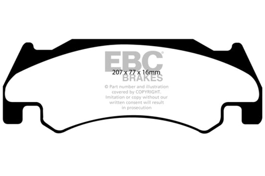 EBC 05-06 Dodge Ram SRT-10 8.3 Greenstuff Front Brake Pads - Blais Performance Parts