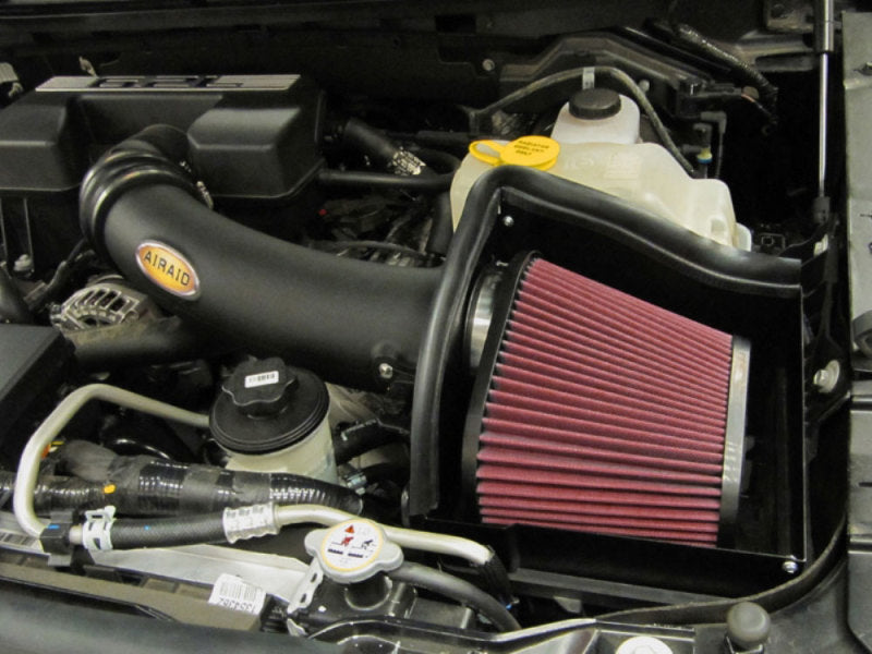 Airaid 10-14 Ford SVT Raptor / 11-13 F-150 6.2L CAD Intake System w/ Tube (Dry / Red Media) - Blais Performance Parts