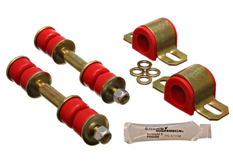 Energy Suspension 89-94 Toyota Pickup 2WD (Exc T-100/Tundra) Red 23mm Front Sway Bar Bushing Set - Blais Performance Parts