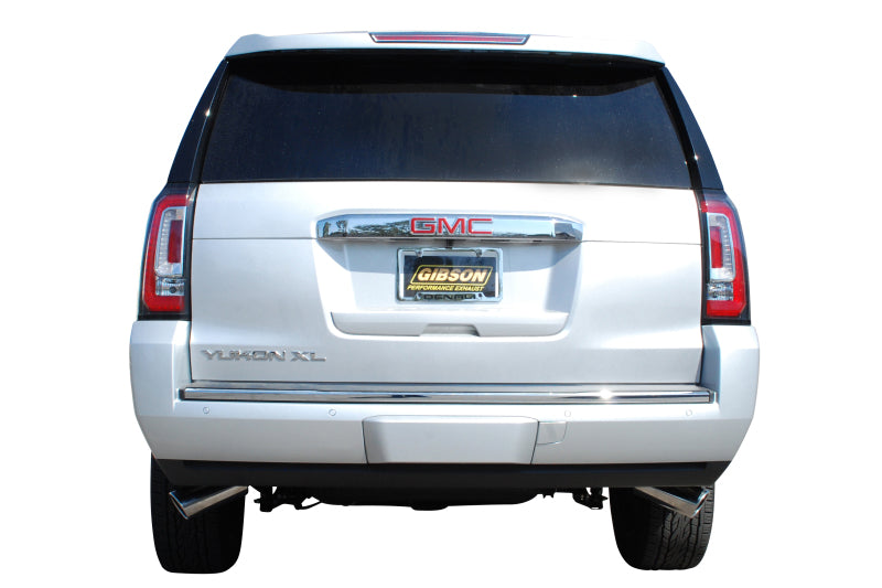 Gibson 14-19 Cadillac Escalade Base 6.2L 3.5in/2.25in Cat-Back Dual Extreme Exhaust - Aluminized - Blais Performance Parts