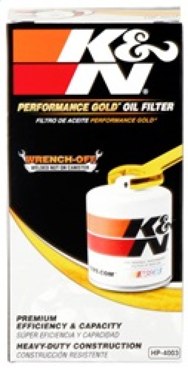 K&N Dodge Performance Gold Oil Filter - Blais Performance Parts