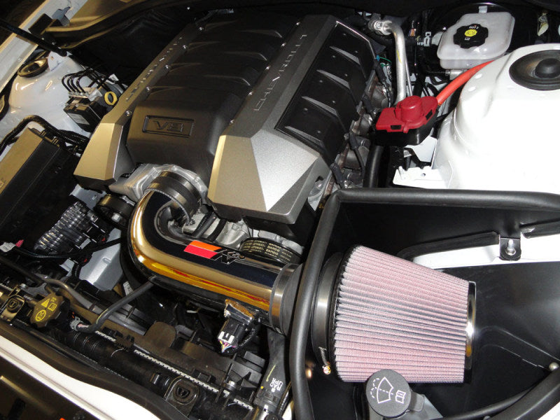 K&N 10 Camaro 6.2L V8 Polished Typhoon Short Ram Intake - Blais Performance Parts