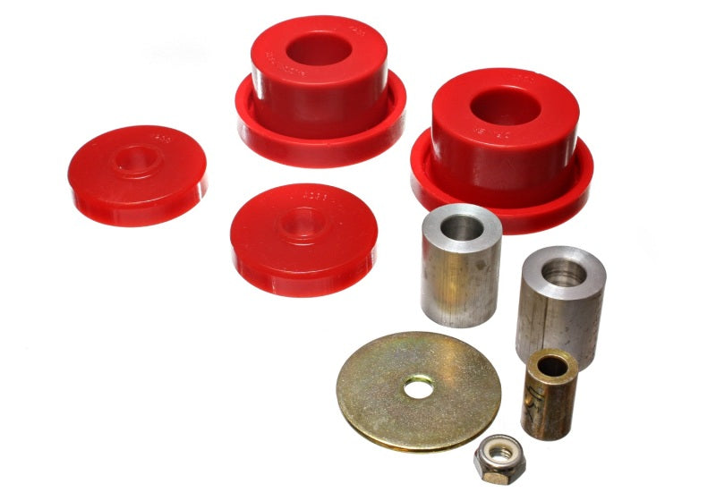 Energy Suspension 08-10 Chrysler Challenger/07-10 Charger RWD Red Rear Diff Mount Bushing Set - Blais Performance Parts