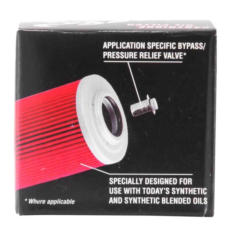 K&N Honda/Husqvarna 1.625in OD x .438in ID x 1.406in H Oil Filter - Blais Performance Parts