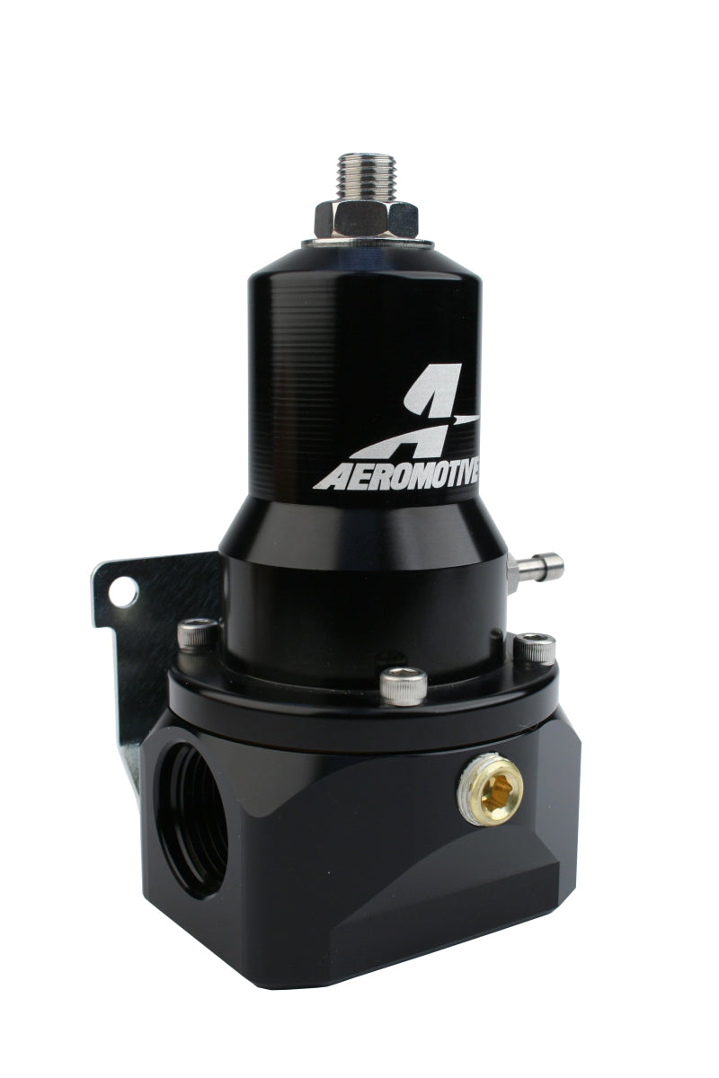 Aeromotive Regulator - 30-120 PSI - .500 Valve - 2x AN-10 Inlets / AN-10 Bypass - Blais Performance Parts