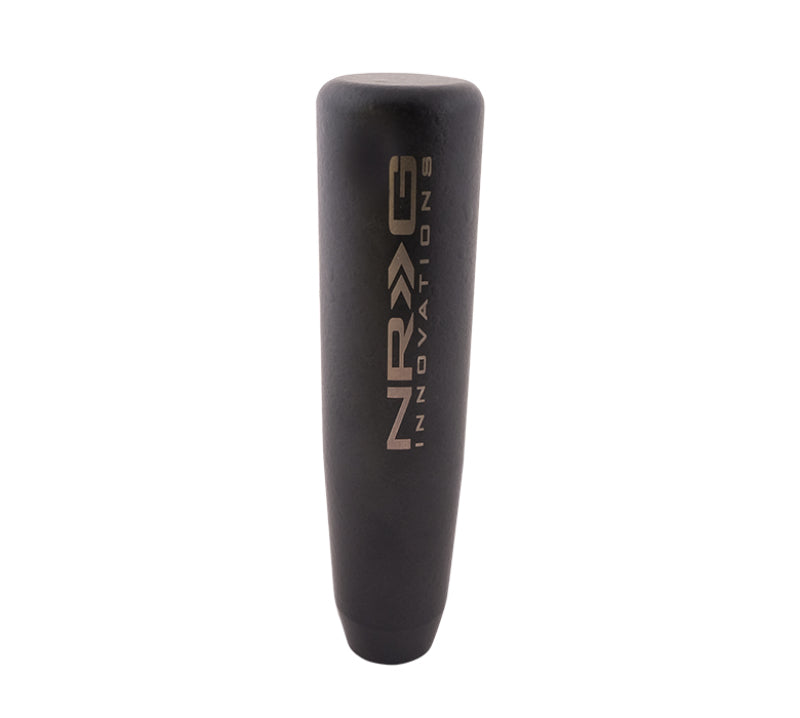 NRG Universal Short Shifter Knob - 5in. Length / Heavy Weight 1.27Lbs. - Black Wrinkle Finish - Blais Performance Parts