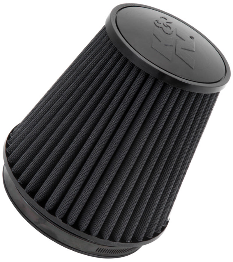 K&N Universal Rubber Filter Round Tapered 6in Flange ID x 7.5in Base OD x 5.25in Top OD x 8in Height - Blais Performance Parts