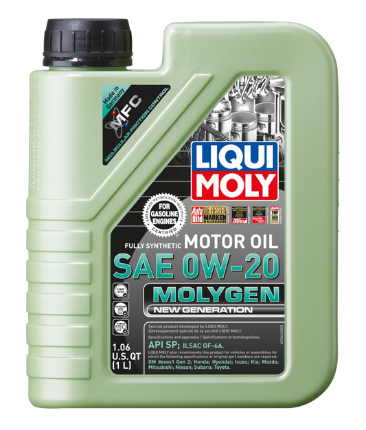 LIQUI MOLY 1L Molygen New Generation Motor Oil SAE 0W20 - Blais Performance Parts