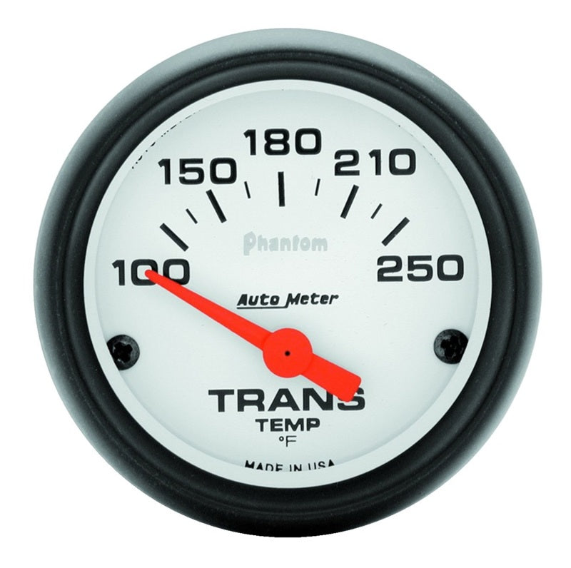 Autometer Phantom 52mm Short Sweep Electronic 100-250 Deg F Transmission Temperature Gauge - Blais Performance Parts