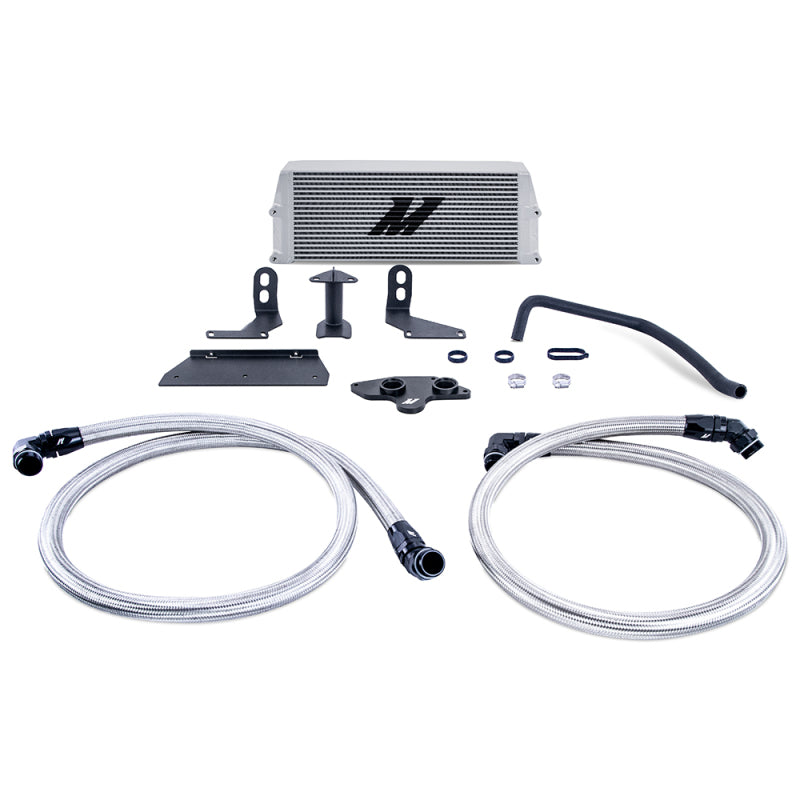 Mishimoto 11-19 Ford 6.7L Powerstroke Performance Oil Cooler Kit - Silver - Blais Performance Parts