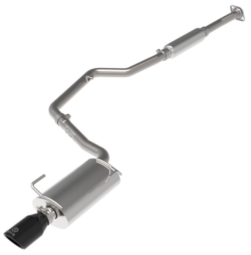 aFe POWER Takeda 12-16 Subaru Impreza 2.0L 2.5in 304SS CB Exhaust w/ Black Tips - Blais Performance Parts