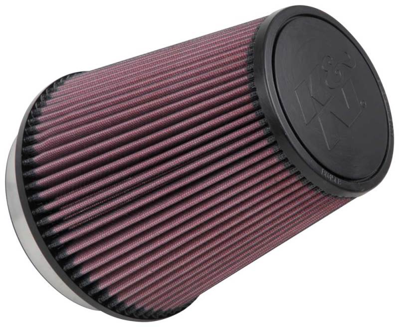 K&N Filter Universal Rubber Filter 5 inch Flange 6 1/2 inch Base 4 3/8 inch Top 7 inch Height - Blais Performance Parts