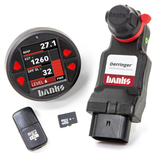 Banks Power 17-19 GM 2500 6.6L L5P Derringer Tuner (Gen 2) w/ 1.8in iDash DataMonster - Blais Performance Parts