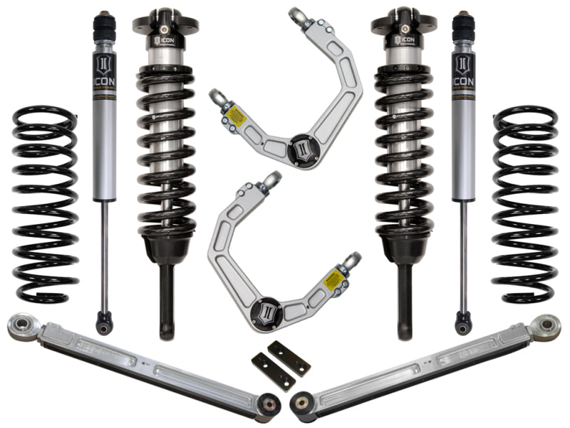 ICON 03-09 Toyota 4Runner/FJ 0-3.5in Stage 3 Suspension System w/Billet Uca - Blais Performance Parts