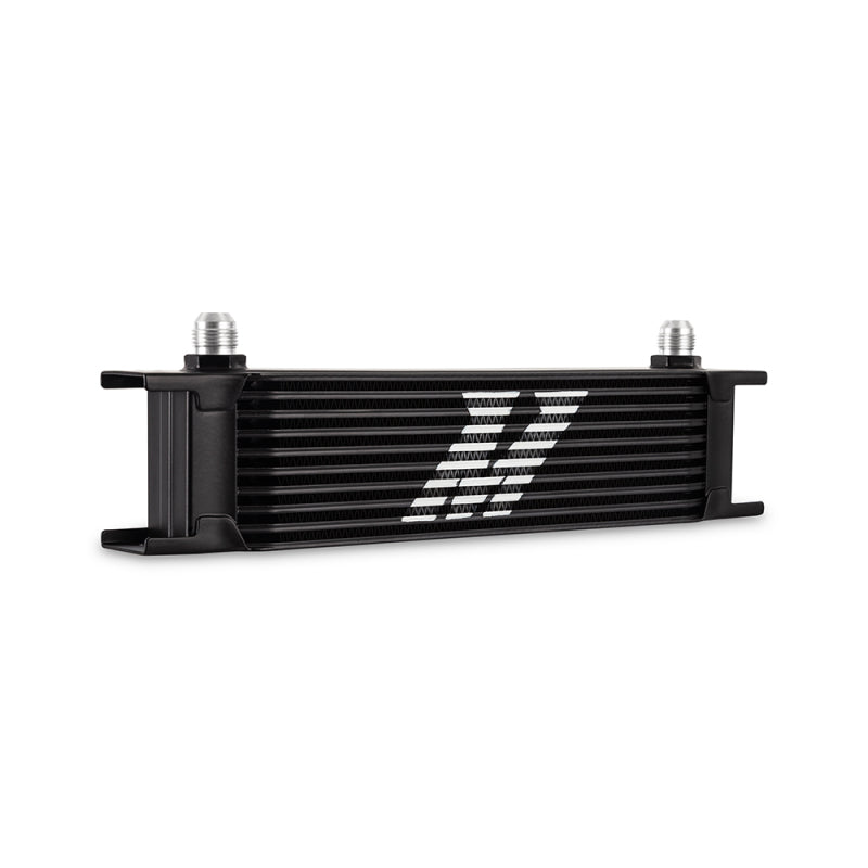 Mishimoto Universal -8AN 10 Row Oil Cooler - Black - Blais Performance Parts