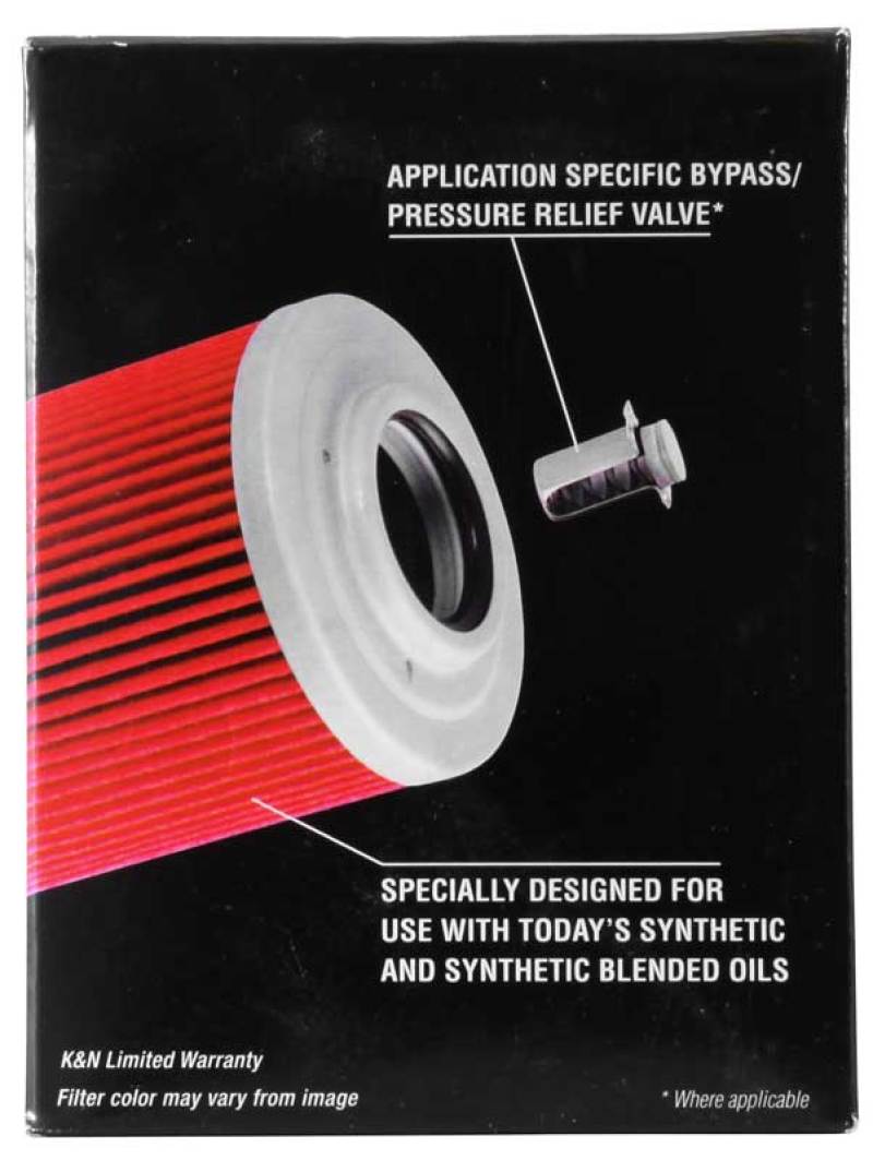 K&N Can/AM Spyder RT 998/ Buell 1125R -2.2219in OD x 0.969in ID x 3.813in H Oil Filter - Blais Performance Parts